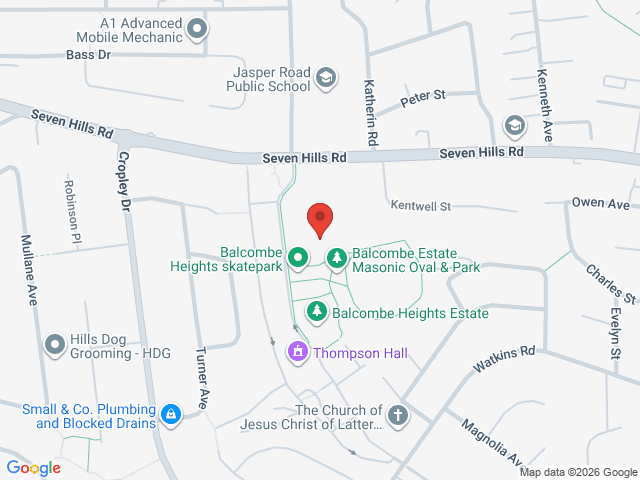 Map showing event location